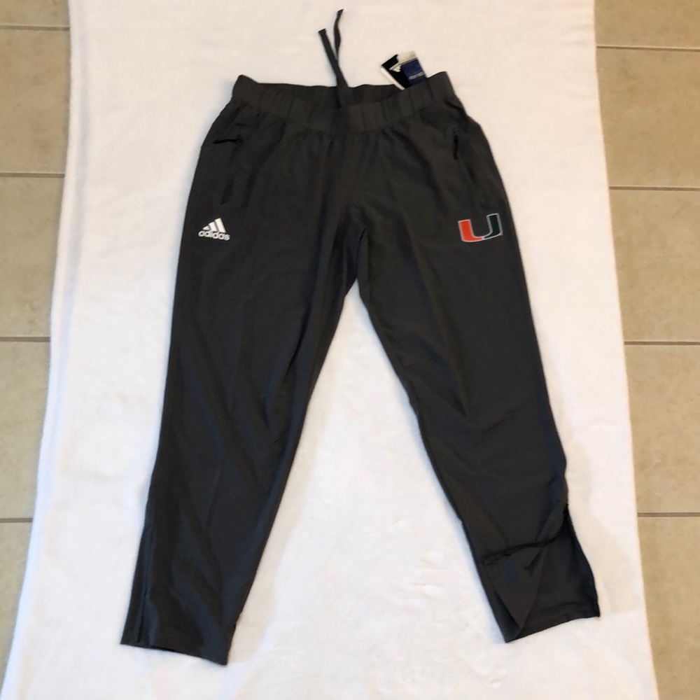Wmns LARGE Adidas X Miami Warm Up Pants